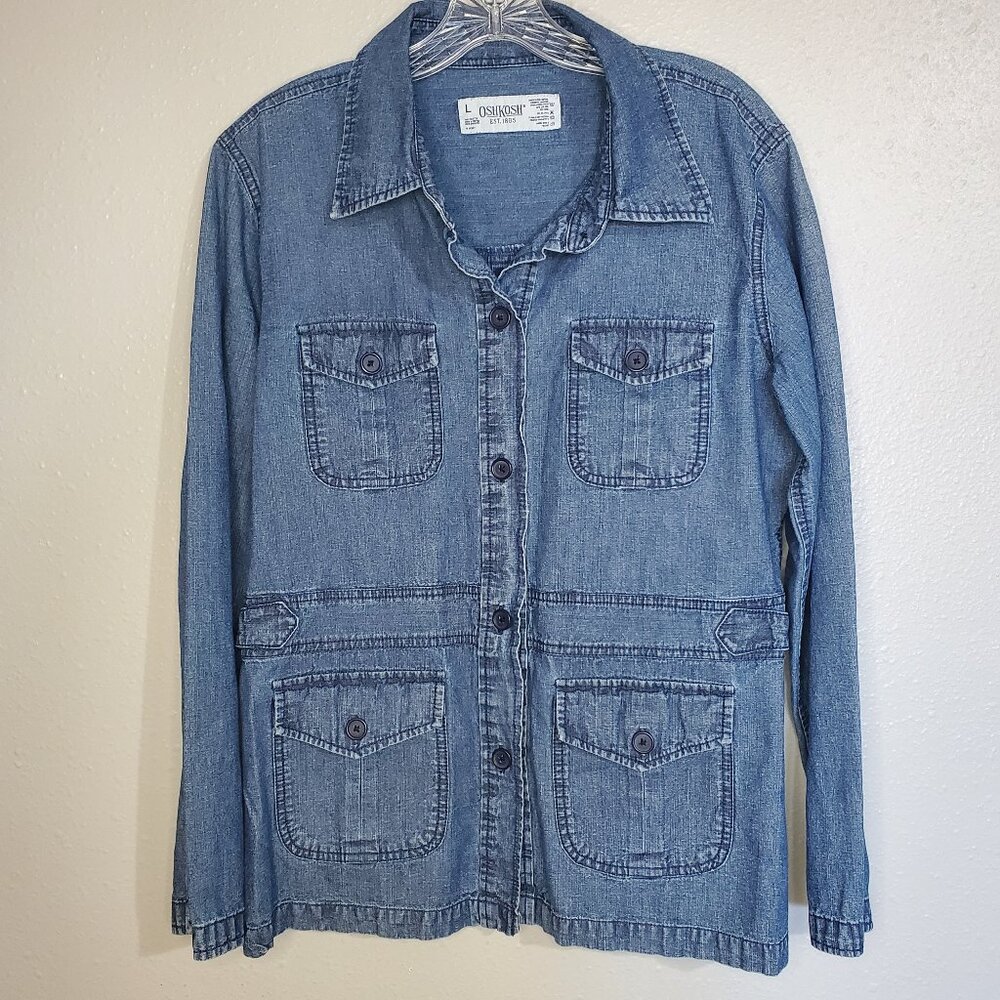 OshKosh Jean Denim Jacket Women's Large